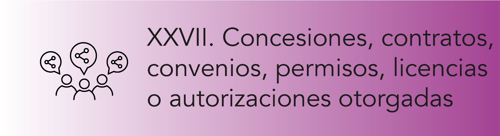 Imagen que permite conocer el Informe de Concesiones, contratos, convenios, permisos, licencias o autorizaciones otorgadas