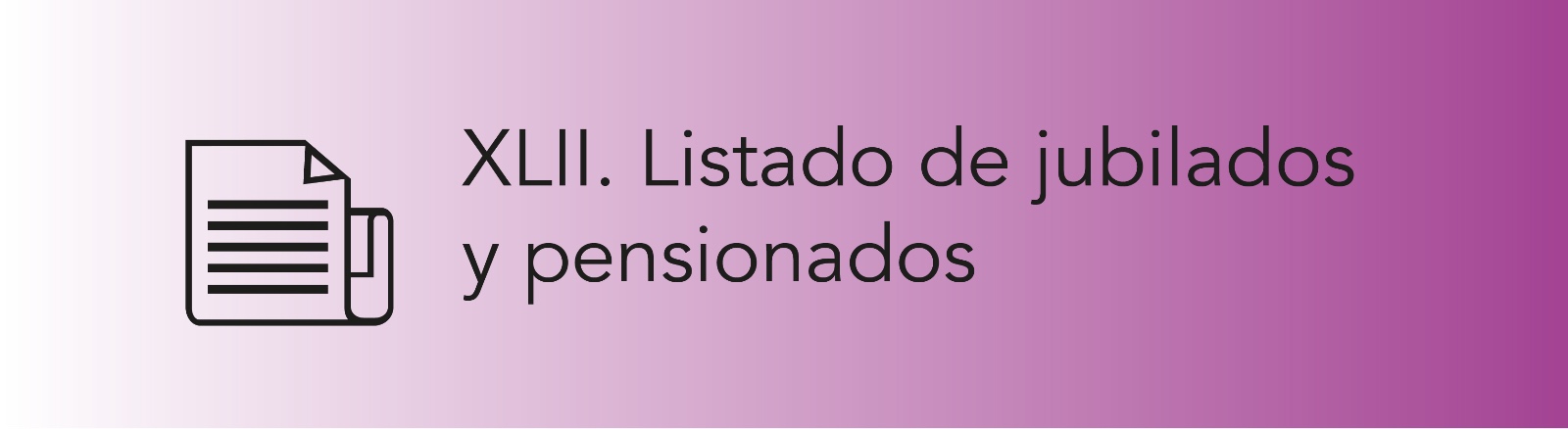 Imagen que permite conocer el Listado de Jubilados y Pensionados